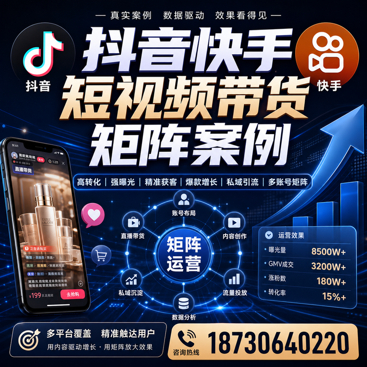 邢台短视频带货团队多平台矩阵自动分发案例
